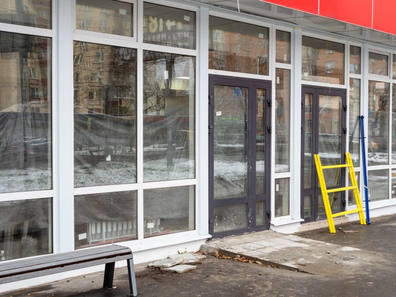 Storefront Door Replacement detail