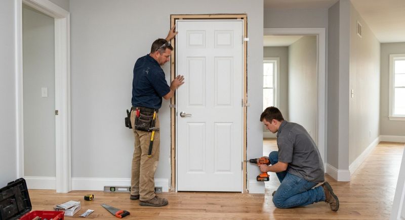 Interior Door Installation project example